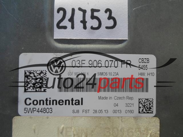 VW VOLKSWAGEN POLO 03F 906 070 FR, 03F9070FR, 5WP44803