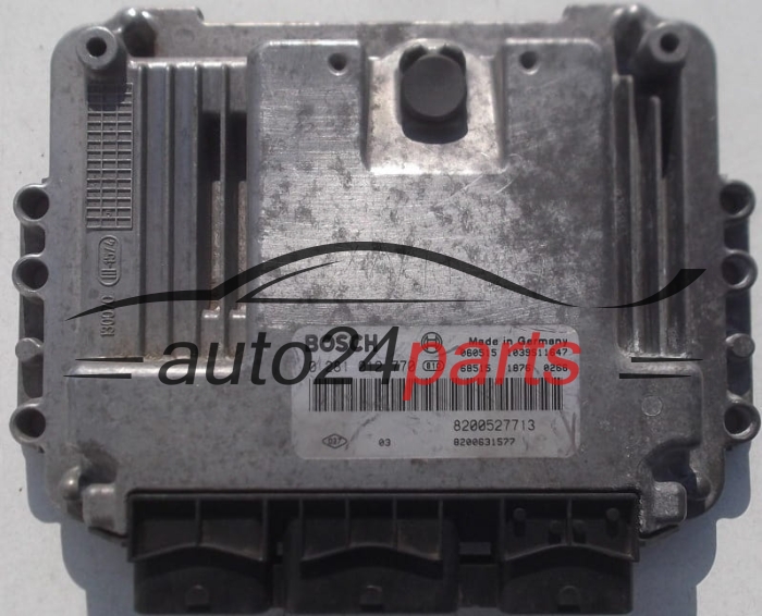 ECU CENTRALITA DE MOTOR RENAULT LAGUNA 1.9 DCI BOSCH 0 281 012 770,  8200527713, 8200631577, 1039S11647