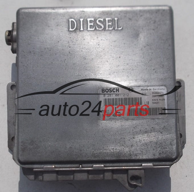 MOTORSTEUERGERÄT ECU STEUERGERÄT CITROEN PEUGEOT 2.5 DIESEL BOSCH 0 281 001 212, 0281001212, 96 237 486 80, 9623748680 