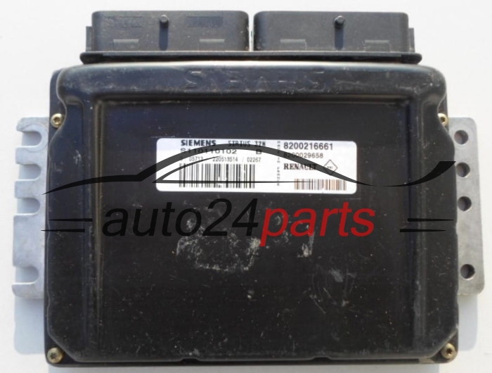 ECU CENTRALITA DE MOTOR  RENAULT 1.4 SIEMENS S110110102 B,  8200216661, 8200029658