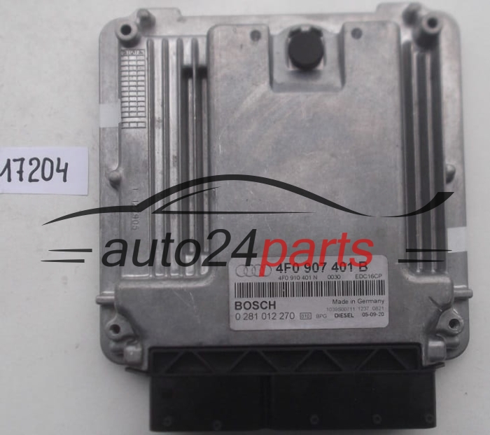 CALCULATEUR MOTEUR AUDI A6 3.0 TDI BOSCH 0 281 012 270, 0281012270, 4F0 907 401 B, 4F0907401B, 4F0 910 401 N, 4F0910401N, EDC16CP 