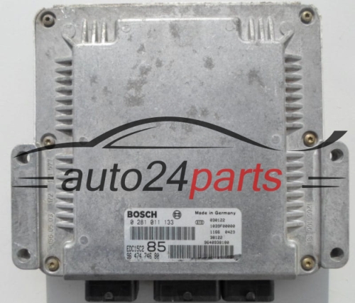 MOTORSTEUERGERÄT ECU STEUERGERÄT  PEUGEOT 2.2 HDI BOSCH 0 281 011 133, 96 474 746 80