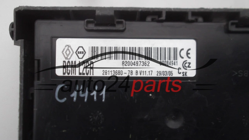 CENTRALKA MODUL STEROWNIK KOMFORTU BCM RENAULT CLIO MODUS 8200497362, 28113680-7B