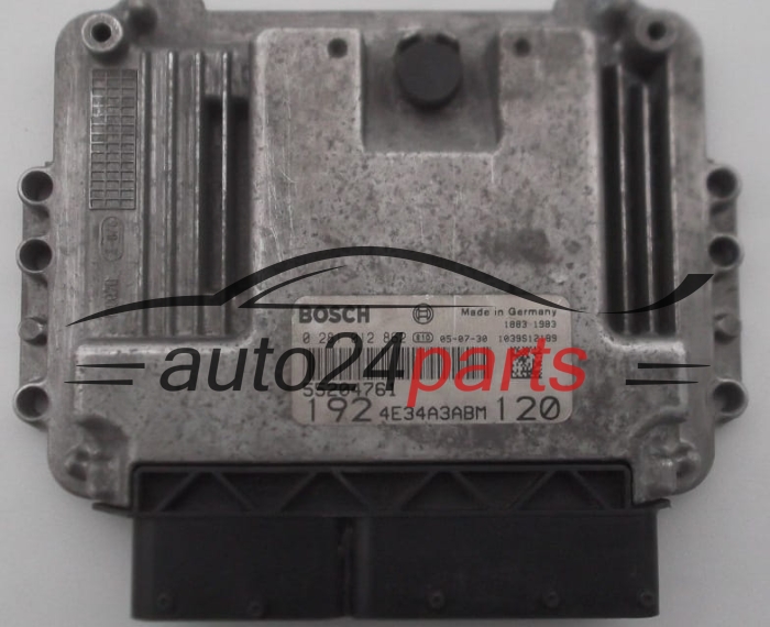MOTORSTEUERGERÄT ECU STEUERGERÄT  FIAT ALFA ROMEO 1.9 JTD BOSCH 0 281 012 862,  55204761 