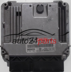 MOTORSTEUERGERÄT ECU STEUERGERÄT VW VOLKSWAGEN GOLF 1.6 FSI 03C906056BB, 03C 906 056 BB, BOSCH 0261S02069, 0 261 S02 069, BENZIN MED9.5.10 5696, 1039S04641
