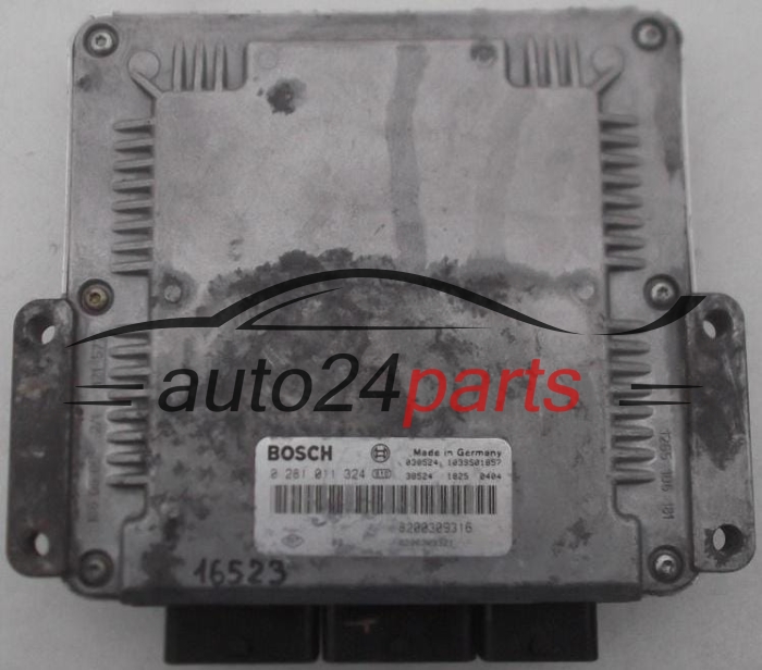 KOMPUTER STEROWNIK SILNIKA RENAULT LAGUNA 1.9 DCI BOSCH 0281011324