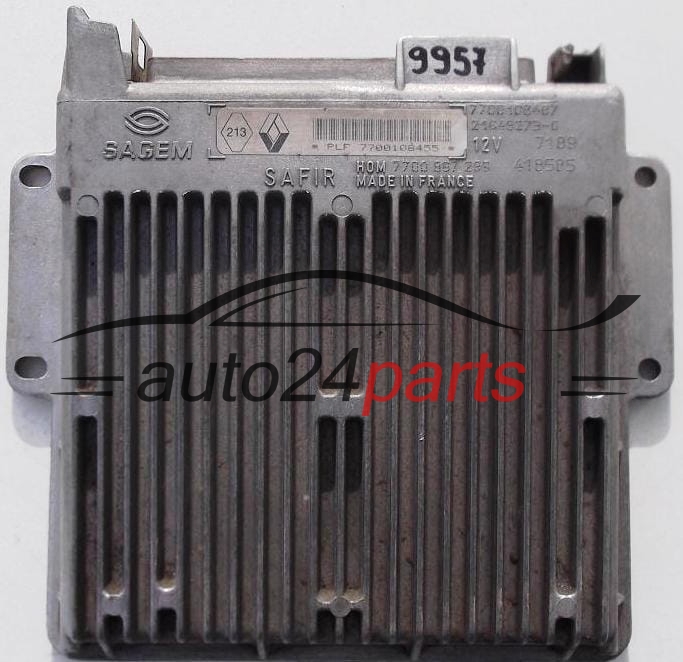 KOMPUTER STEROWNIK SILNIKA RENAULT CLIO 1.2, HOM7700868295, 7700108487, 21649273-0, PLF 7700108455 