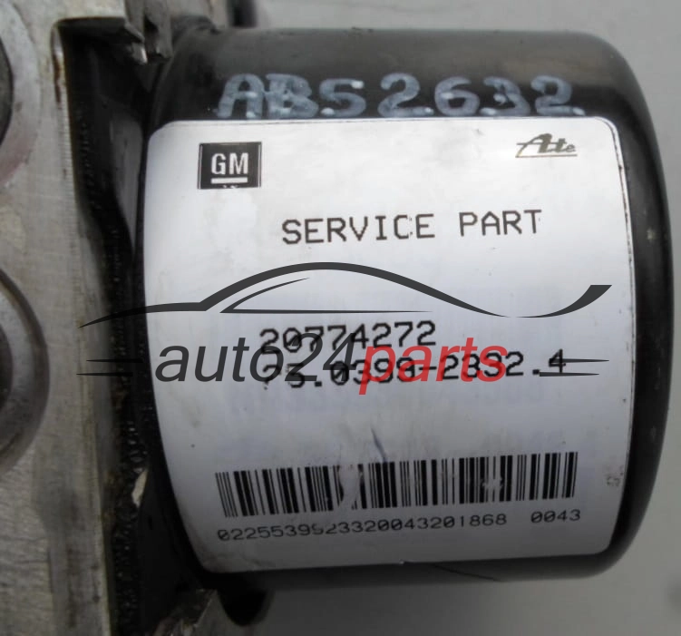 ABS POMPA OPEL CHEVROLET 20774272, 25.0399-2332.4, 25039923324, 28.5260-7201.3, 28526072013
