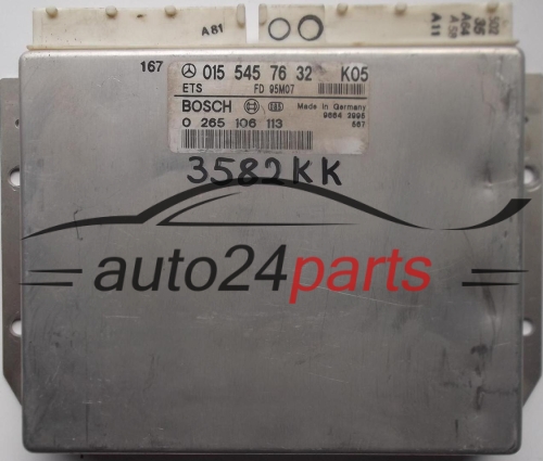 ABS STEUERGERAT ETS MERCEDES W202 W210 BOSCH 0265106113, 0 265 106 113, 0155457632, A 015 545 76 32, A0155457632