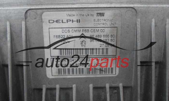 KOMPUTER STEROWNIK SILNIKA CITROEN PEUGEOT 1.4 HDI Delphi R0411C023D