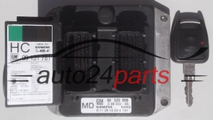 ECU CENTRALITA DE MOTOR  OPEL ASTRA ZAFIRA SIEMENS 5WK9 161, 5WK9161, GM 90 520 859 MD