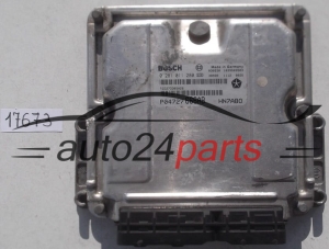 KOMPUTER STEROWNIK SILNIKA CHRYSLER VOYAGER 2.5 CRD BOSCH 0 281 011 280, 0281011280, P04727666AB HN7ABO, 1039S03503
