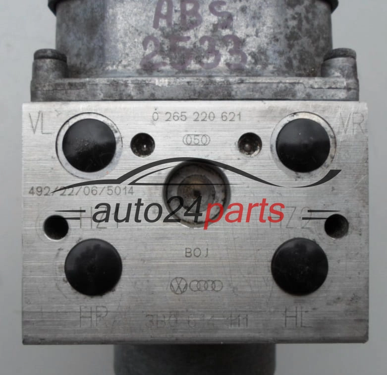 Pompa ABS i sterownik AUDI A4 A6 A8 PASSAT SKODA SUPERB BOSCH 0 265 220 621, 0265220621, 3B0 614 111, 3B0614111, 0 273 004 573, 0273004573