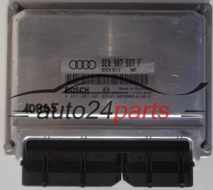KOMPUTER STEROWNIK SILNIKA AUDI A4 2.0 BOSCH 0 261 207 401, 0261207401, 8E0 907 557 F, 8E0907557F - 10865