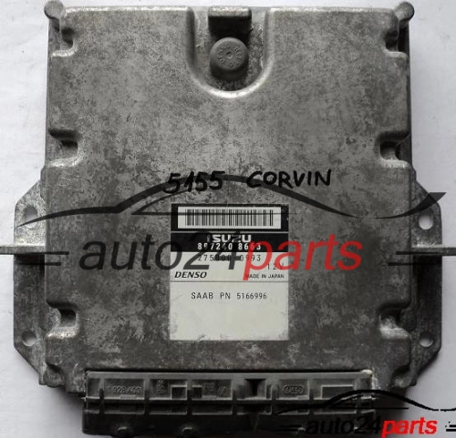 MOTORSTEUERGERÄT ECU STEUERGERAT SAAB 9-5 3.0 TID PN 5166996, ISUZU 897240 8663, 8972408663, DENSO 275800-0993, 2758000993 