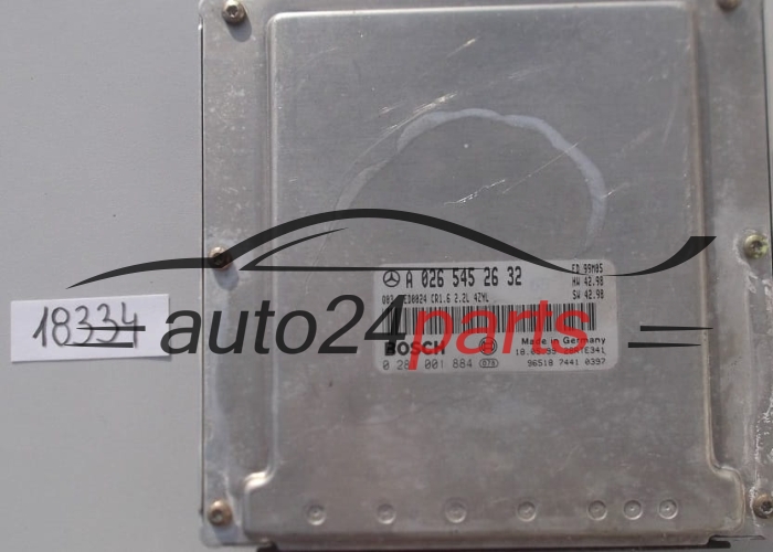 KOMPUTER STEROWNIK SILNIKA MERCEDES W211 BOSCH 0 281 001 884, 0281001884, A 026 545 26 32, A0265452632