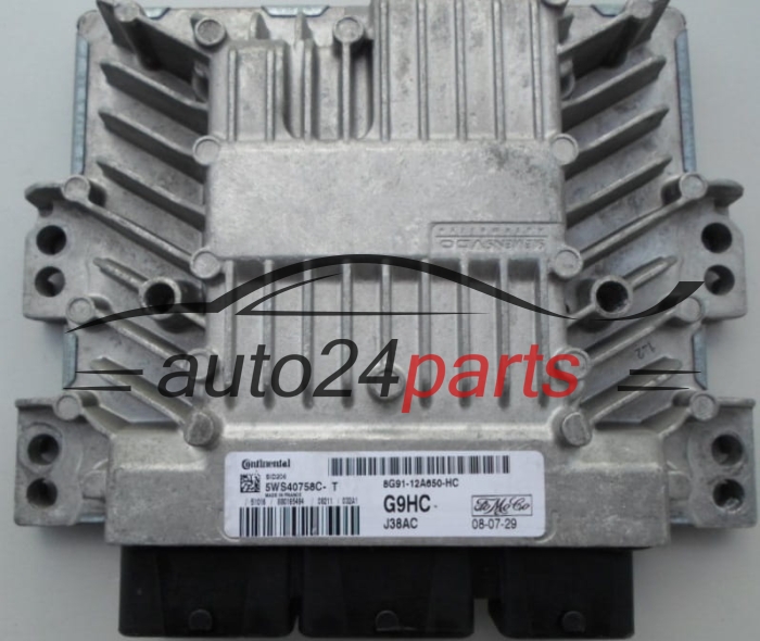 ECU CENTRALITA DE MOTOR  FORD GALAXY 2.0 TDCI Continental 5WS40758CT, FoMoCo  8G9112A650HC, SID206, G9HC 