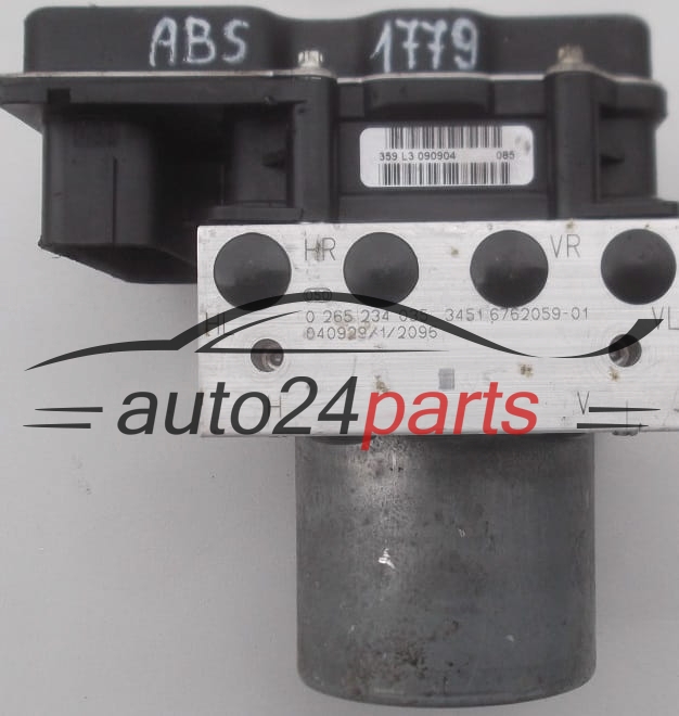 ABS PUMPE BLOCK HYDRAULIKPUMPE STEUERGERAT  BMW X3 BOSCH 0 265 234 035,  3451 6762059-01, 0 265 950 318