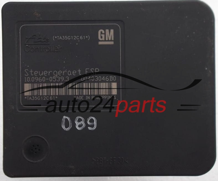 CALCULATEUR ABS OPEL ASTRA H ZAFIRA B GM 13 213 610 AL