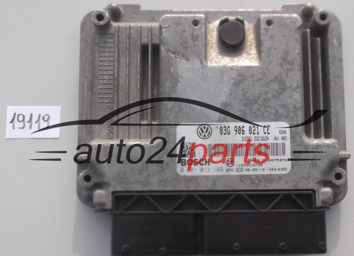Motorsteuergerät  VOLKSWAGEN 0281013169 03G906021CE EDC16U34