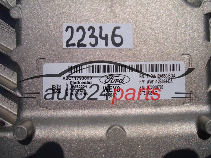 CALCULATEUR MOTEUR FORD CONTINENTAL A2C11793800, F1DA-12A650-BGA, F1DA12A650BGA, 872508785