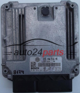 MOTORSTEUERGERÄT ECU STEUERGERÄT VOLKSWAGEN 03G906016HK 0281012251