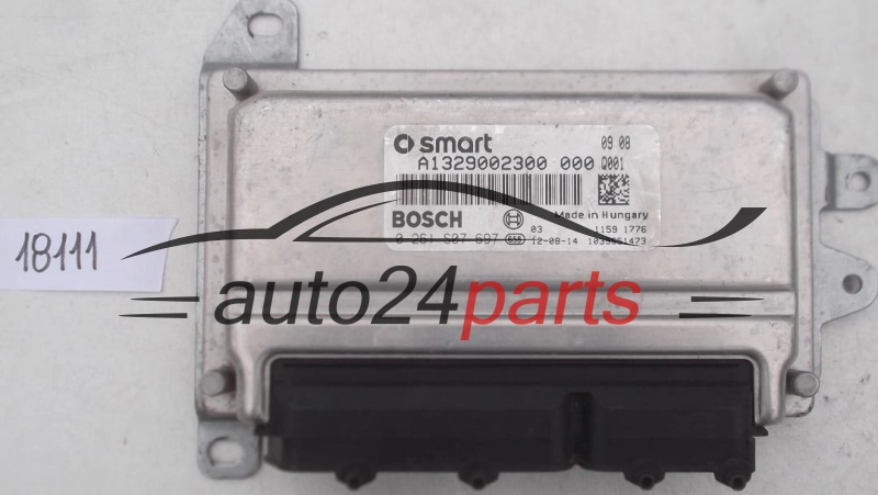 KOMPUTER STEROWNIK SILNIKA SMART FORTWO 1.0 BOSCH 0 261 S07 697, 0261S07697, A1329002300 