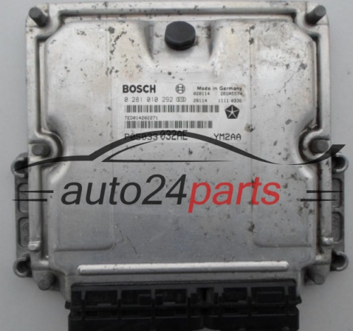 MOTORSTEUERGERÄT ECU STEUERGERÄT CHRYSLER PT CRUISER 2.2 CRDI BOSCH 0 281 010 292, P05033032AE, YM2AA