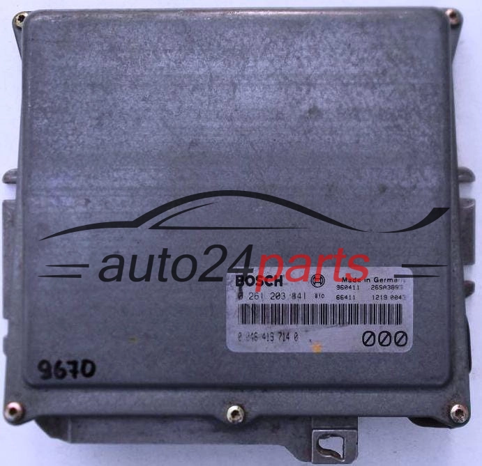 KOMPUTER STEROWNIK SILNIKA FIAT PUNTO 1.4 TURBO, BOSCH 0 261 203 841, 0261203841, 0 046 419 714 0, 00464197140 