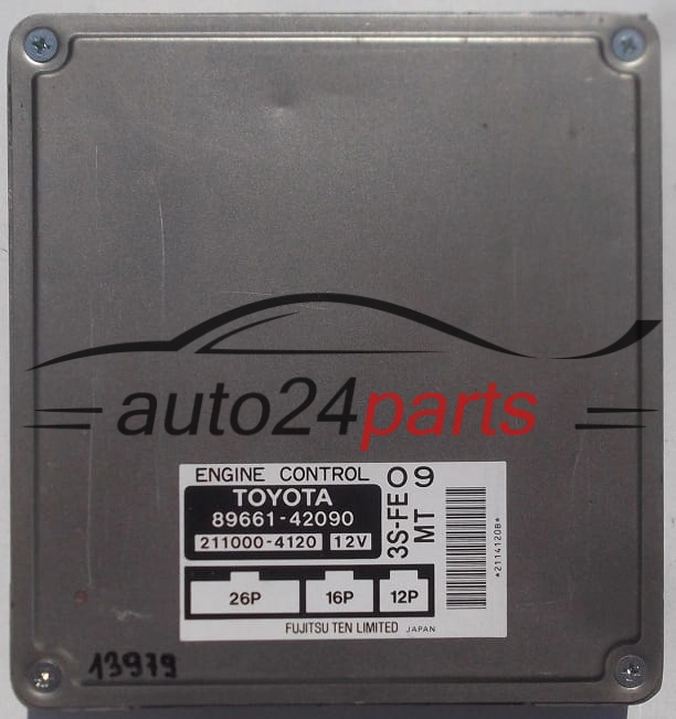 KOMPUTER STEROWNIK SILNIKA TOYOTA RAV-4 FUJITSU 211000-4120, 89661-42090