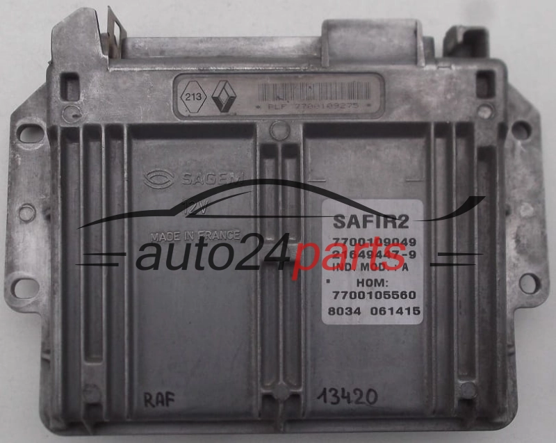 KOMPUTER STEROWNIK SILNIKA RENAULT TWINGO 1.2 Sagem 21649447-9