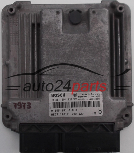 KOMPUTER STEROWNIK SILNIKA VW VOLKSWAGEN PASSAT, AUDI A4, A6, A8 2.5 TDI, BOSCH 0 261 S01 029, BOSCH 0261S01029, 0 055 191 018 0, 00551910180, MED711A012 