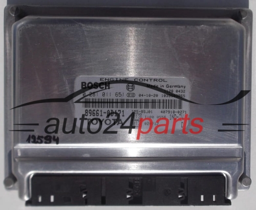 KOMPUTER STEROWNIK SILNIKA TOYOTA YARIS 1.4 D 4D 89661-0D171 1ND-TV