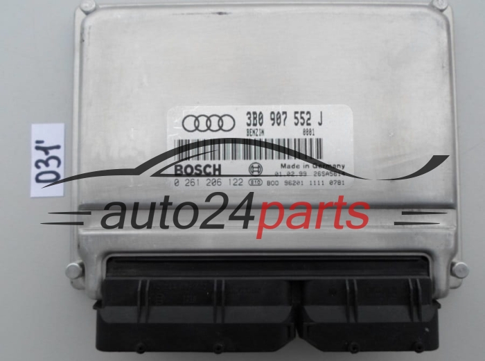 KOMPUTER STEROWNIK SILNIKA AUDI A4 A6 2.4 BOSCH 0 261 206 122, 3B0 907 552 J
