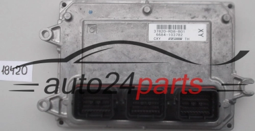 KOMPUTER STEROWNIK SILNIKA HONDA CITY 1.4 37820-R08-B01, 37820R08B01, 6684-103782, 6684103782