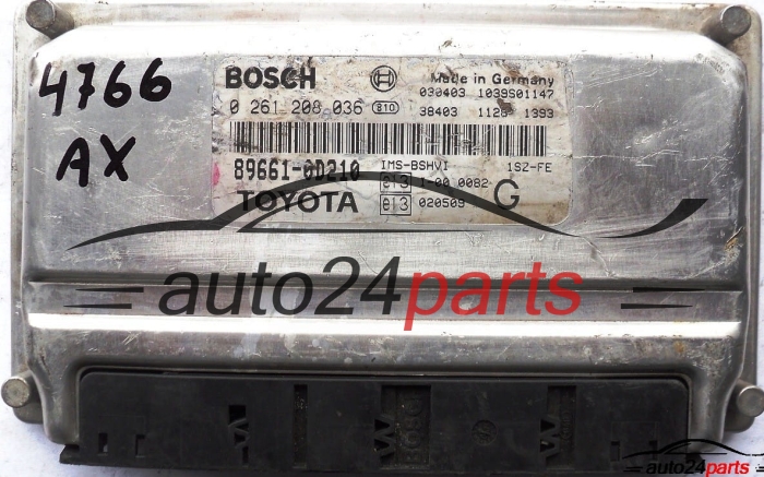  ECU CENTRALITA DE MOTOR TOYOTA YARIS 1.0 89661-0D210 1SZ-FE