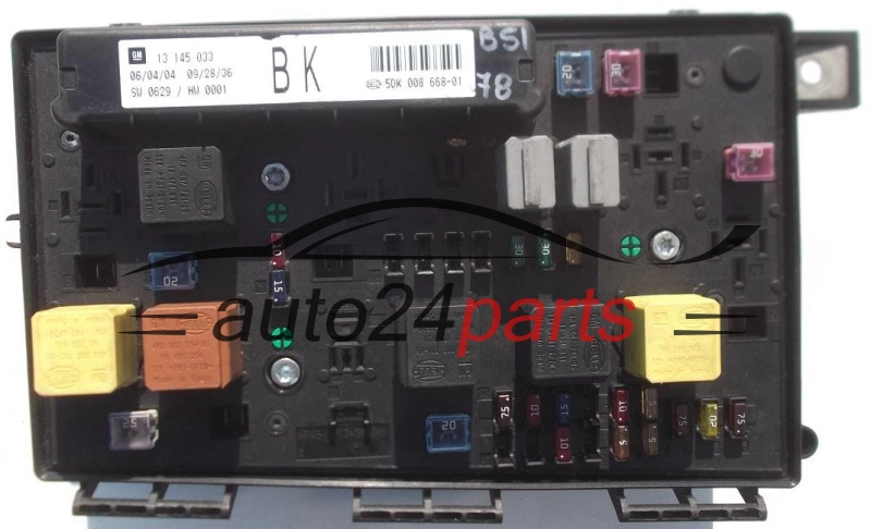 OPEL ASTRA ZAFIRA GM 13 145 033 BK, 13145033BK, HELLA 5DK 008 668-01, 5DK00866801