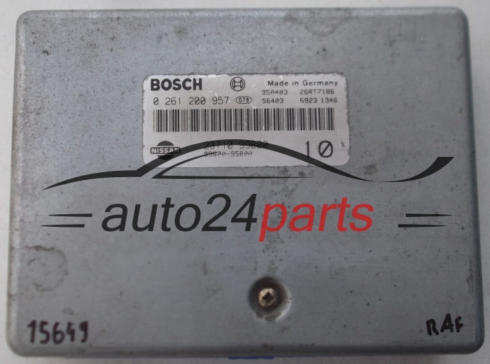 KOMPUTER STEROWNIK SILNIKA NISSAN MICRA 1.0, BOSCH 0 261 200 957, BOSCH 0261200957, 23710 99B00, 2371099B00