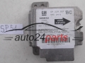 STEROWNIK MODUL PODUSZEK POWIETRZNYCH OPEL ASTRA G ZAFIRA A 09229037 BC, 09 229 037 BC, 9192916, 6237062, 62 37 062, SIEMENS 1923594 5WK42923