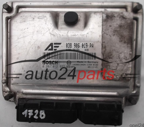 calculateur moteur pour vw volkswagen sharan, seat alhambra 1.9 tdi