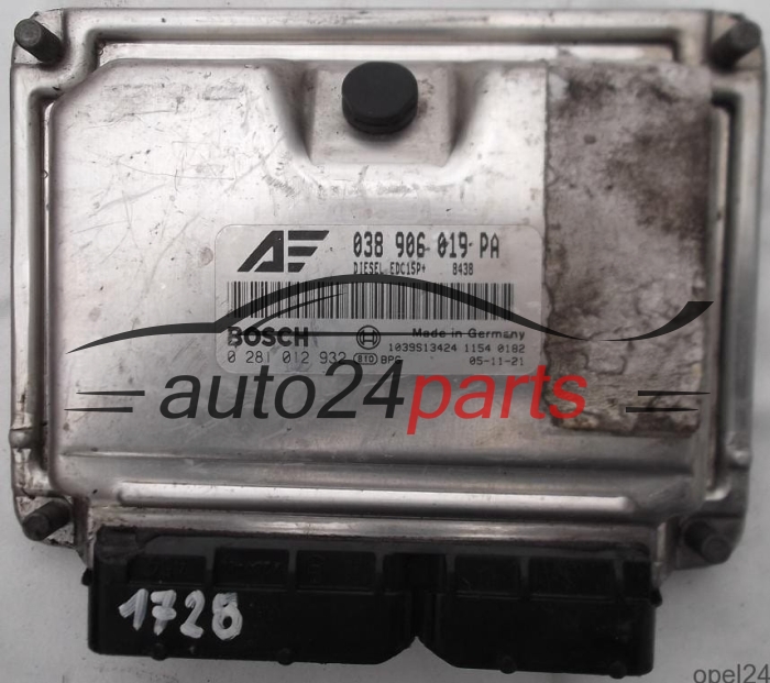 calculateur moteur pour vw volkswagen sharan, seat alhambra 1.9 tdi