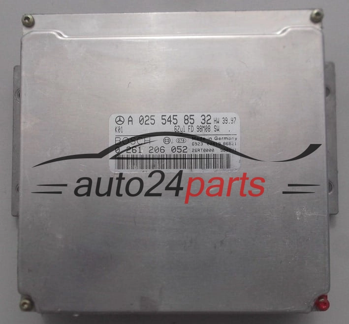CALCULATEUR MOTEUR MERCEDES W202 BOSCH 0 261 206 052,  A 025 545 85 32