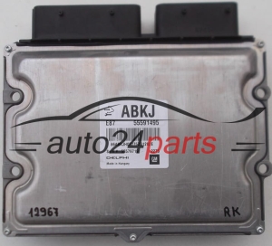 KOMPUTER STEROWNIK SILNIKA OPEL ASTRA H MERIVA GM 55591495 ABKJ, DELPHI 55579719 - 12967