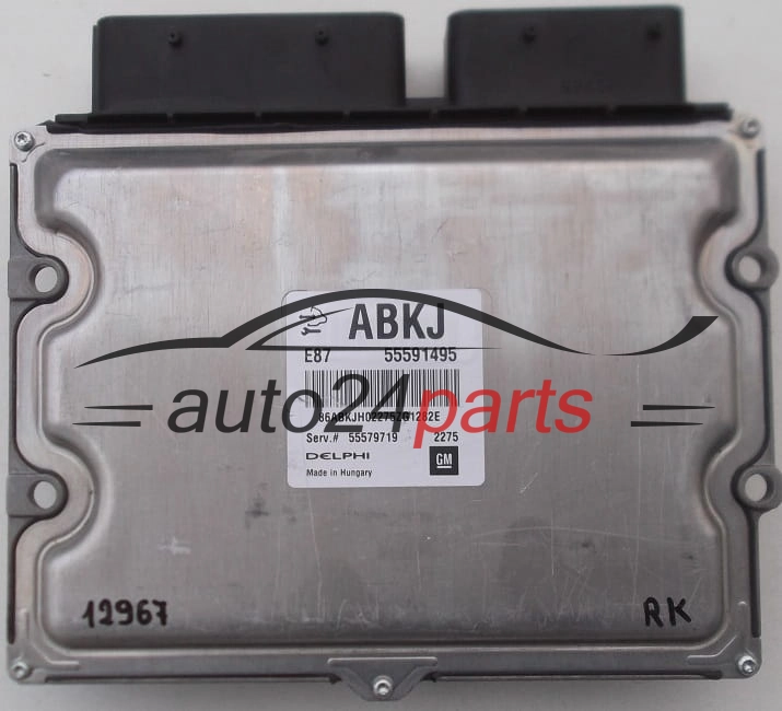Sterownik silnika OPEL ASTRA H MERIVA GM 55591495 ABKJ DELPHI 55579719 - 12967
