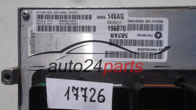 KOMPUTER STEROWNIK SILNIKA DODGE PLYMOUTH P05150582AB 