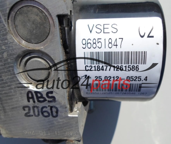 POMPE HYDRAULIQUE ET CALCULATEUR d'ABS OPEL CHEVROLET 96851847