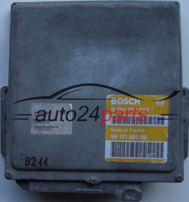 KOMPUTER STEROWNIK SILNIKA CITROEN PEUGEOT 1.0 BOSCH 0 261 200 780, 96 171 500 80