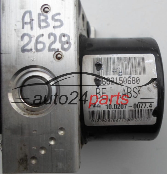 POMPE HYDRAULIQUE ET CALCULATEUR d'ABS PEUGEOT 9662150680, 10.0207-0077.4, 10020700774, 10.0970-1126.3, 10097011263 