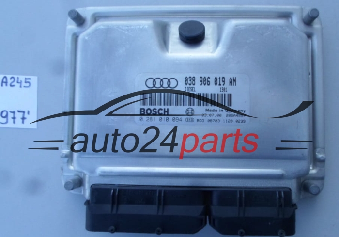 AUDI A4 1.9 TDI BOSCH 0 281 010 094, 0281010094, 0 38 906 019 AN, 038906019AN