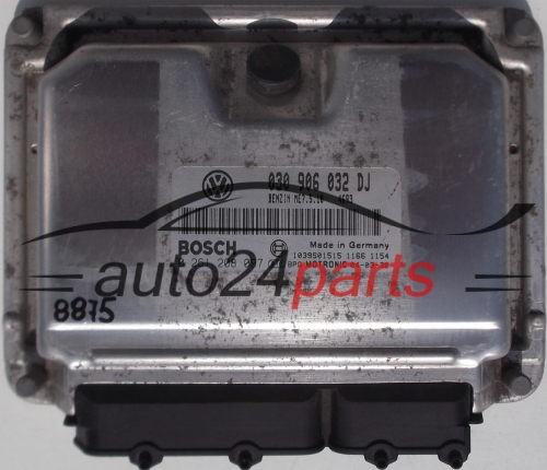 MOTORSTEUERGERÄT ECU STEUERGERÄT SEAT AROSA 1.0 030 906 032 DJ, 030906032DJ, BOSCH 0 261 208 097, 0261208097, BENZIN ME7.5.10 4693, 1039S01515 1824 3056